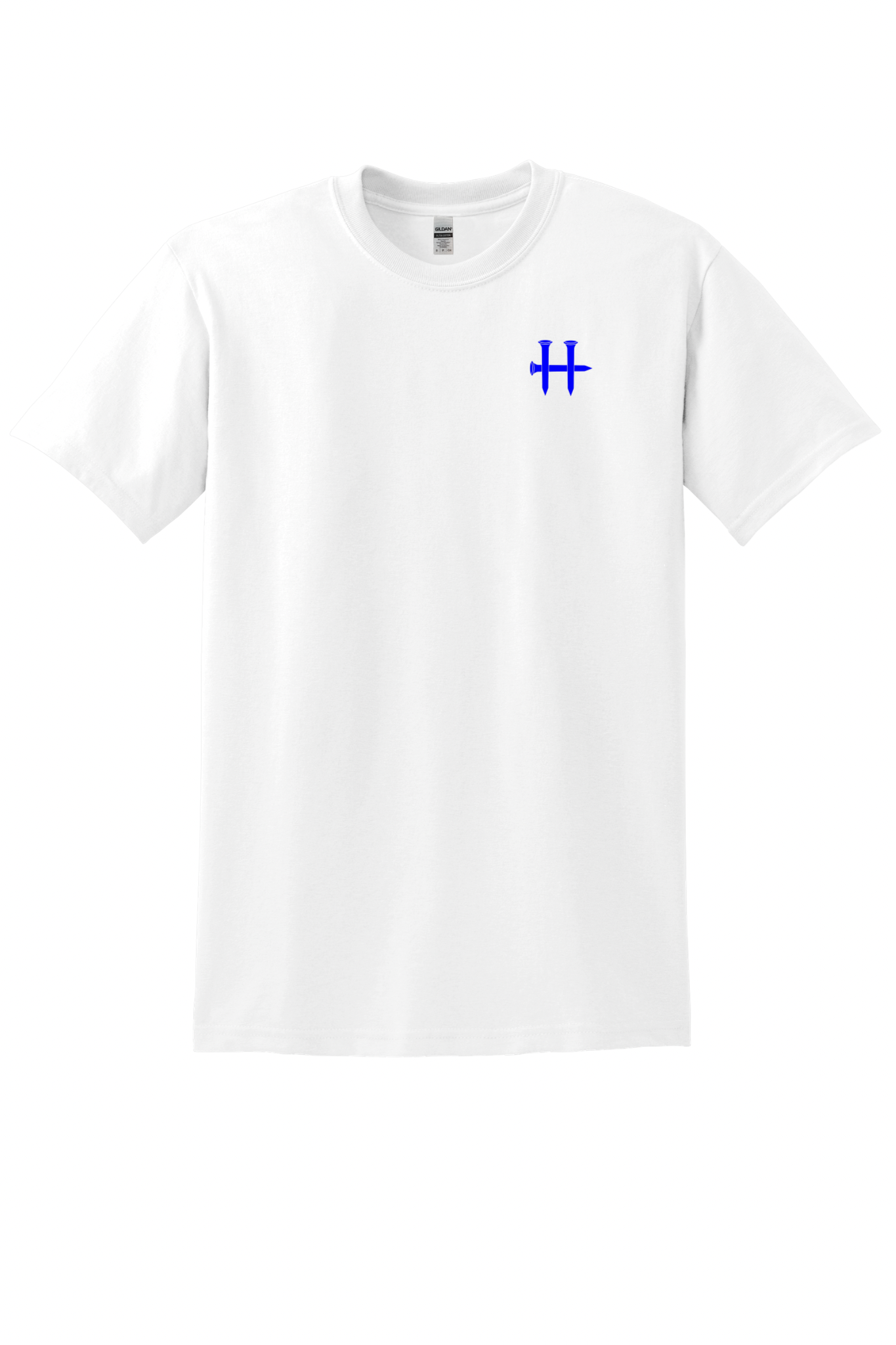 Faith Over Flag Hoodie – White | Black Flag & Blue Cross