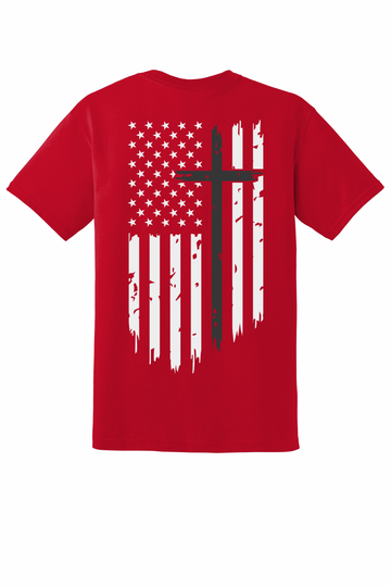 Red Cross Flag Graphic Tee