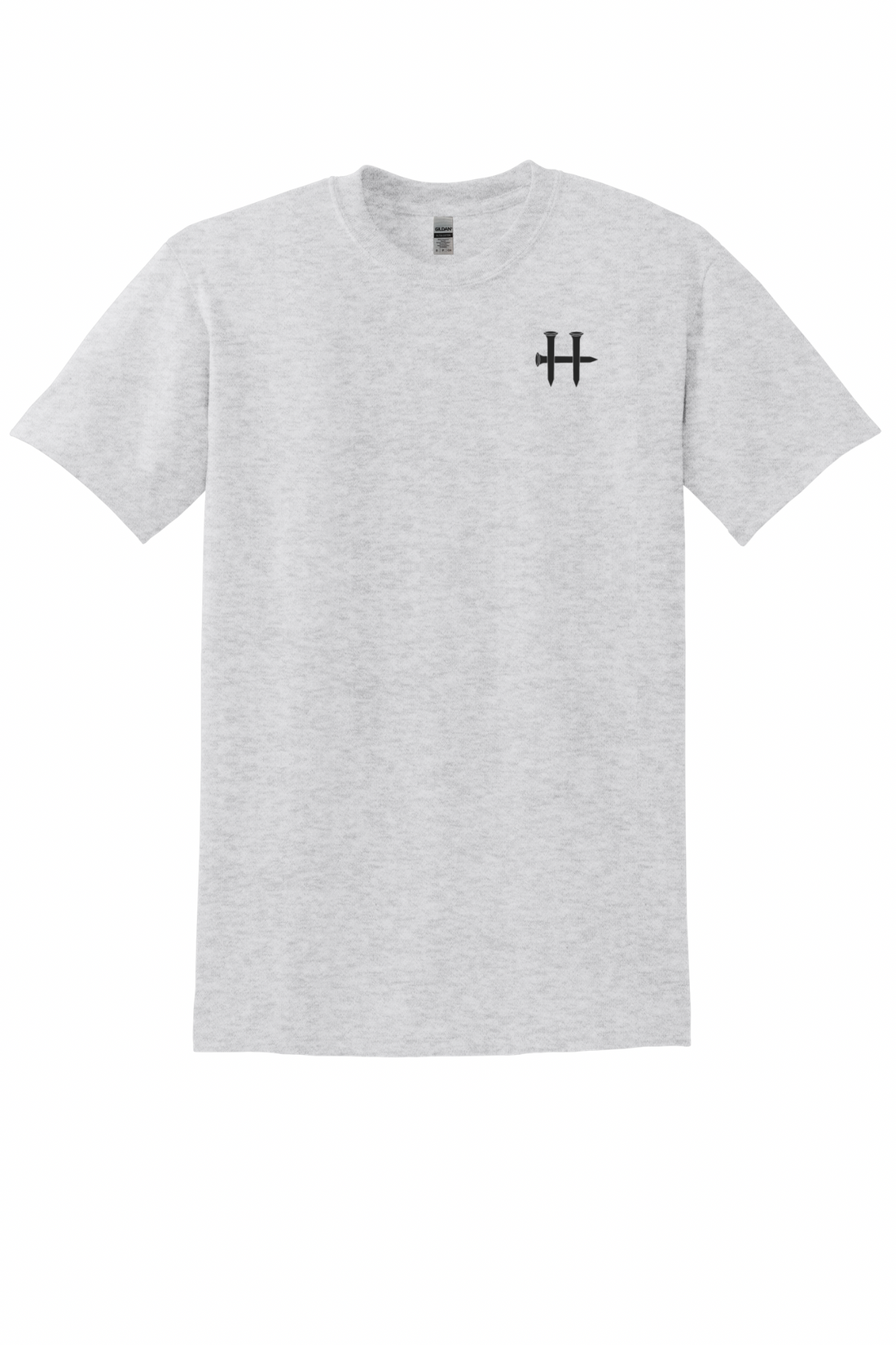Men’s Faith Over Flag T-Shirt – White | Black Flag & Red Cross