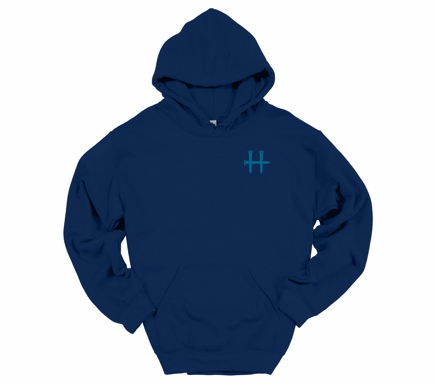 Men’s Faith & Freedom Hoodie – Blue Flag Cross Design | Police Collection