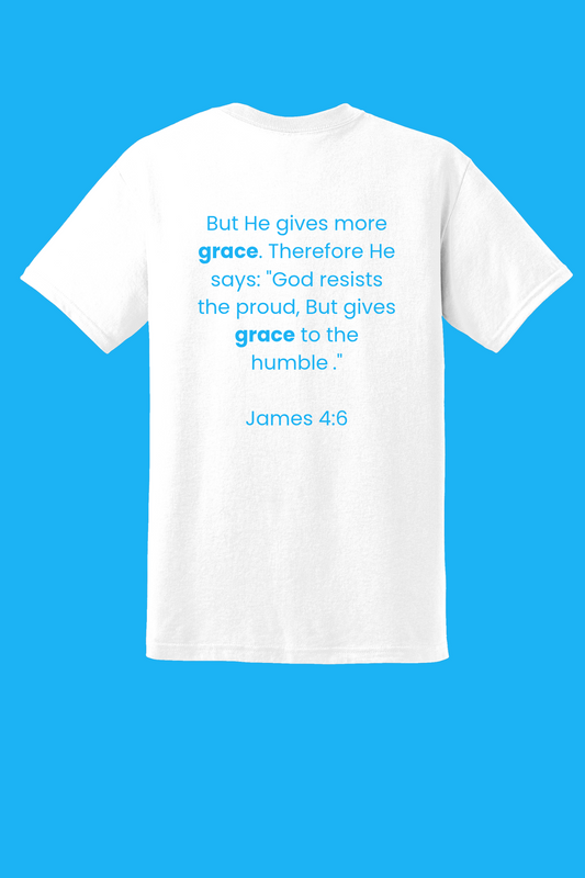 Grace Christian T-Shirt | James 4:6 Faith-Based Graphic Tee